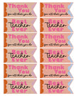 Teacher Appreciation Tags and Flags (Vol.2)
