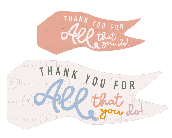 Teacher Appreciation Tags and Flags (Vol.2)