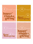 Thanksgiving Tags & Cookie Box Artwork - (Vol.2)