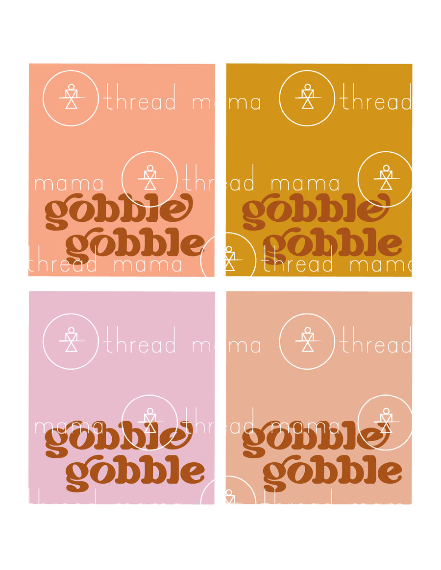 Thanksgiving Tags & Cookie Box Artwork - (Vol.2)