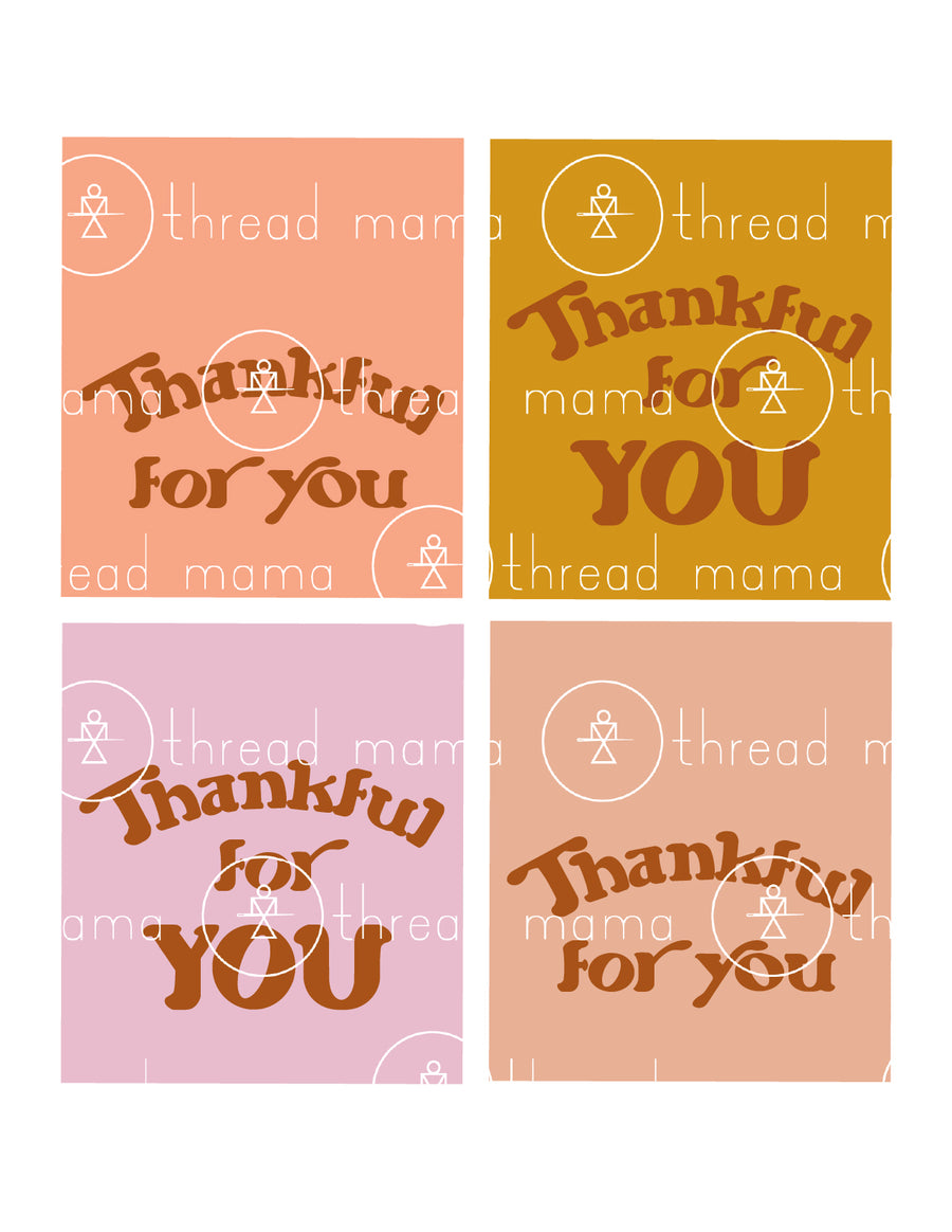 Thanksgiving Tags & Cookie Box Artwork - (Vol.2)