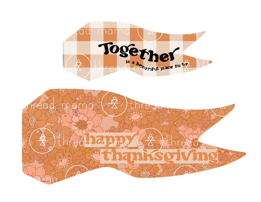 Thanksgiving Tags & Cookie Box Artwork - (Vol.2)