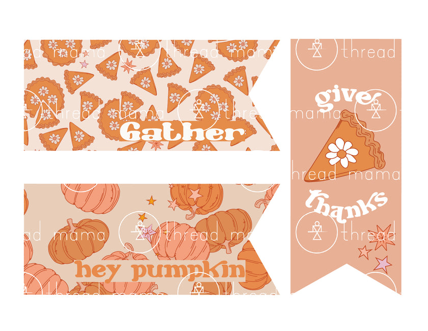 Thanksgiving Tags & Cookie Box Artwork - (Vol.2)
