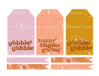 Thanksgiving Tags & Cookie Box Artwork - (Vol.2)
