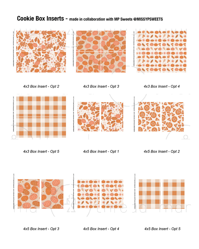 Thanksgiving Tags & Cookie Box Artwork - (Vol.2)