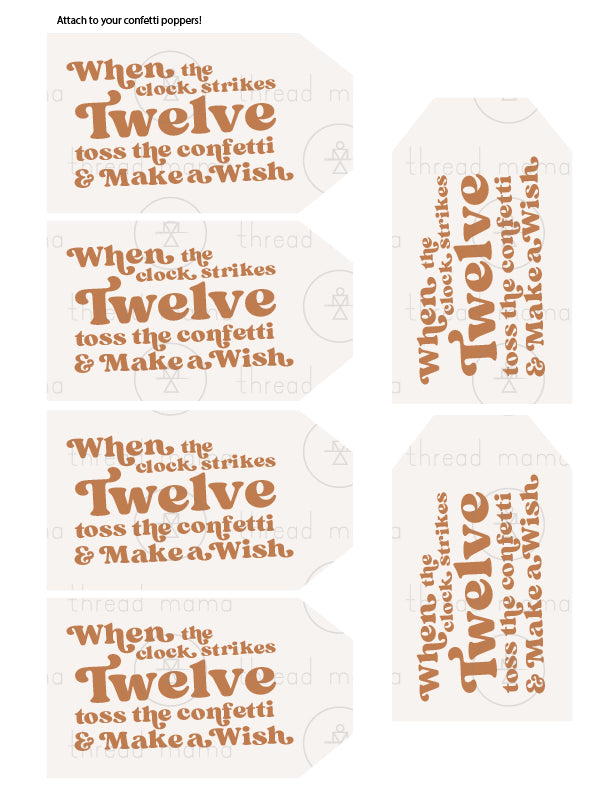 UPDATED!! New Year's Eve Tags and Flags - (Vol.3)