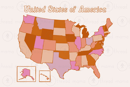 USA Map (Set)