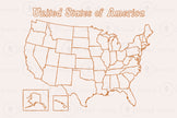 USA Map (Set)