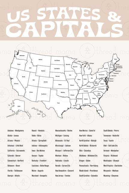 States and Capitals