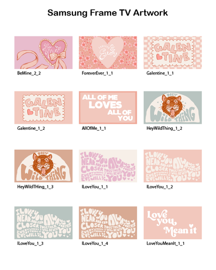 Valentine's Day - Frame TV Set (Vol.3)