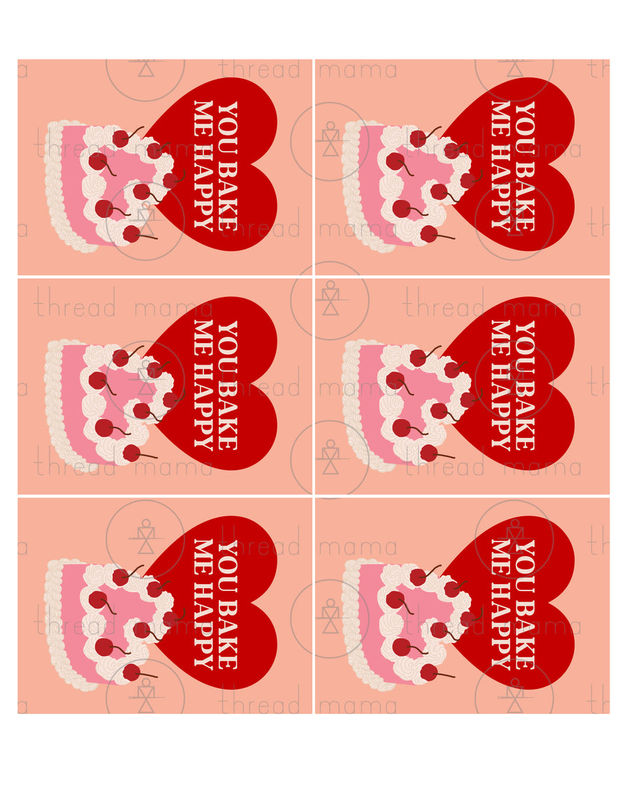 Valentine's Cakes Set - (Vol.4)