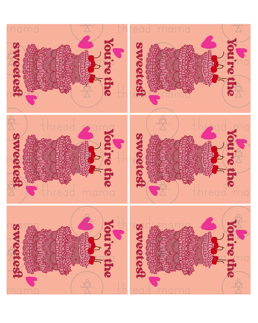 Valentine's Cakes Set - (Vol.4)