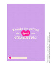 Valentine's Teacher Tags - (Vol.4)