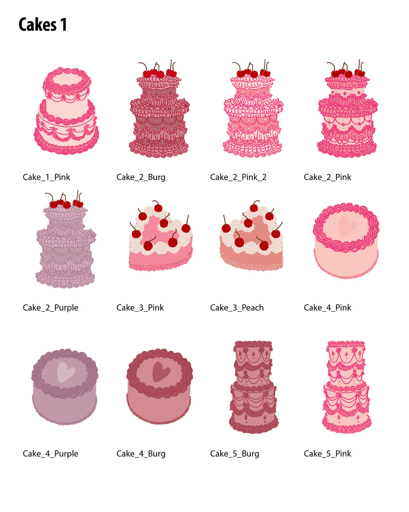 Valentine's (Vol.3) - Set (Graphic Elements)