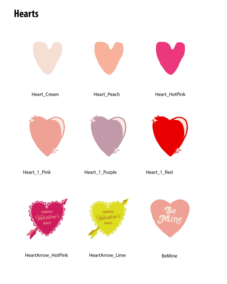 Valentine's (Vol.3) - Set (Graphic Elements)