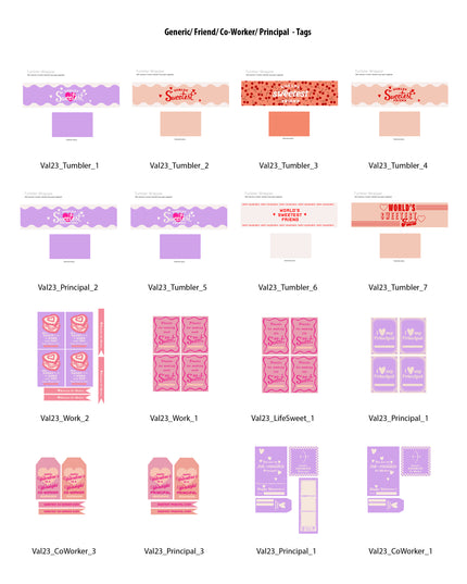 Miscellaneous Valentine's Tags / Wrappers