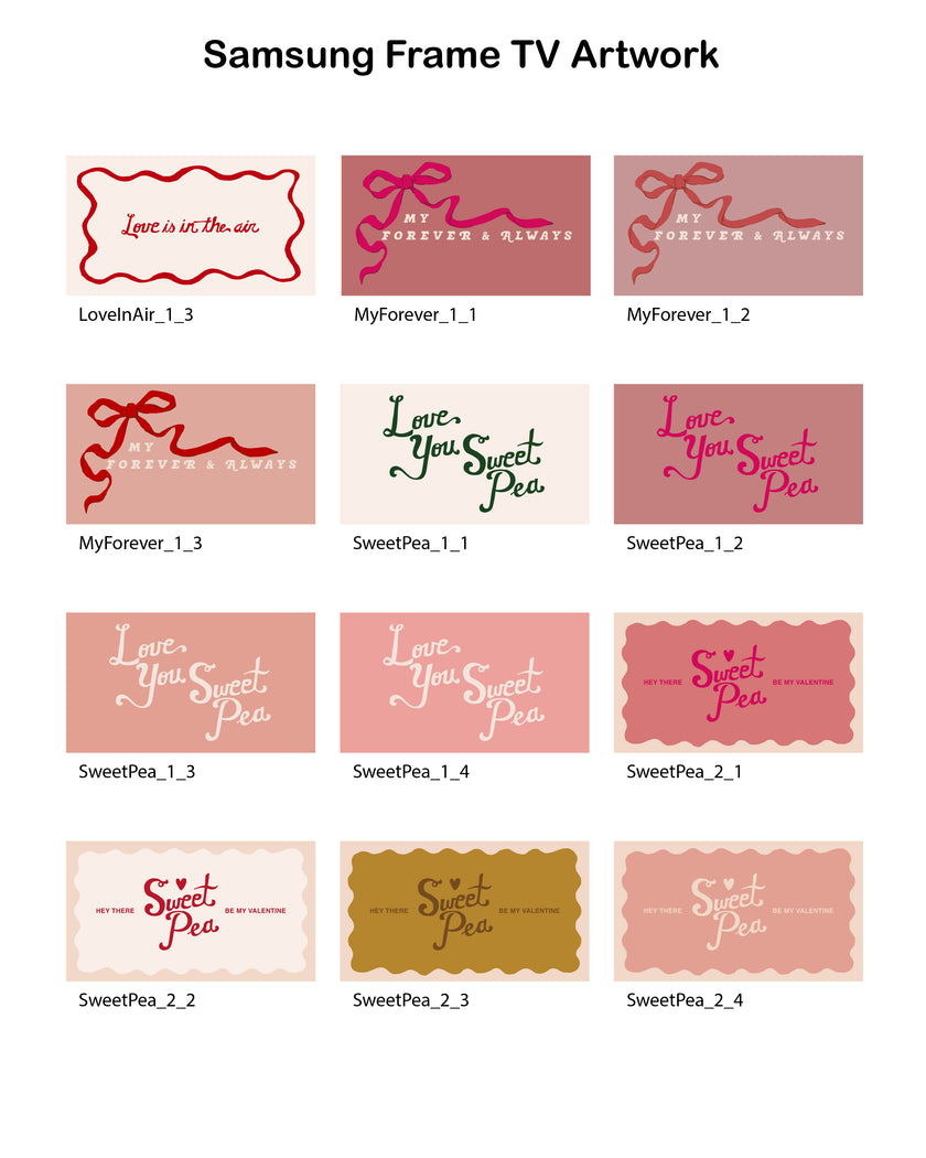 Valentine's Day - Frame TV Set (Vol.3)