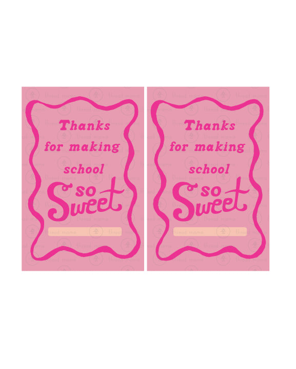 Valentine's Teacher Tags - (Vol.4)