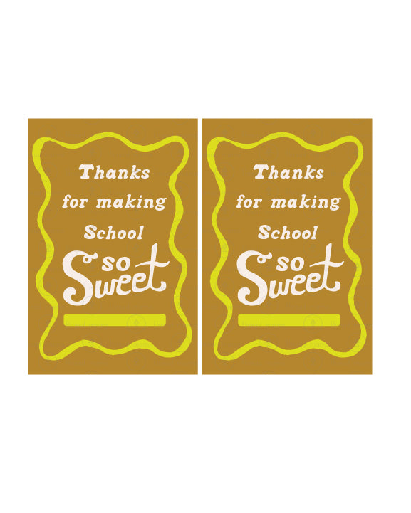 Valentine's Teacher Tags - (Vol.4)