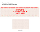 Valentine's Teacher Tags - (Vol.4)