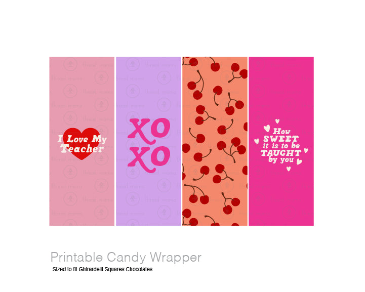 Valentine's Teacher Tags - (Vol.4)