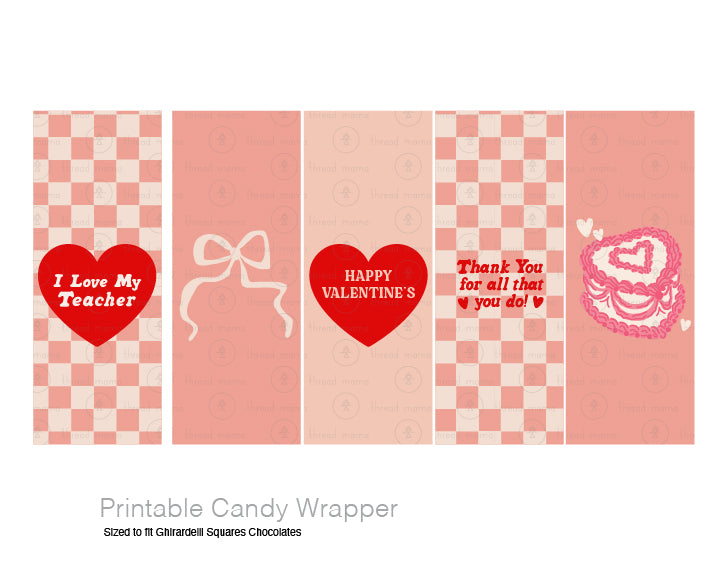 Valentine's Teacher Tags - (Vol.4)