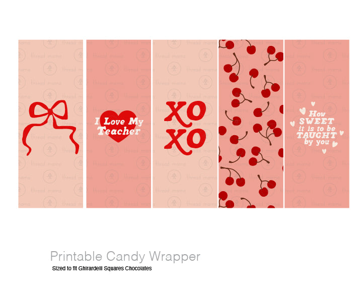 Valentine's Teacher Tags - (Vol.4)