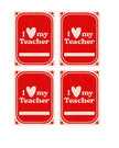 Valentine's Teacher Tags - (Vol.4)