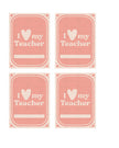 Valentine's Teacher Tags - (Vol.4)
