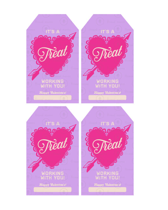 Valentine's Teacher Tags - (Vol.4)