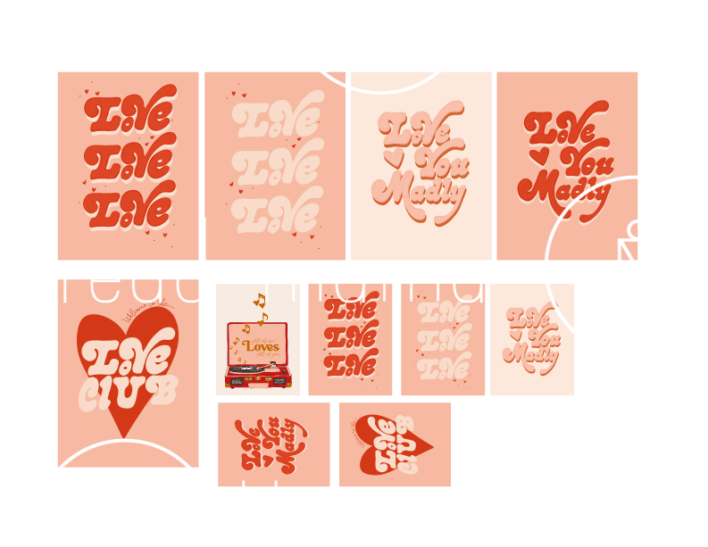 Doll House Valentine's Collection - Scale 1:12