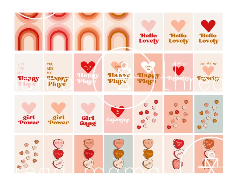 Doll House Valentine's Collection - Scale 1:12 for Free 1 12 Scale Printables