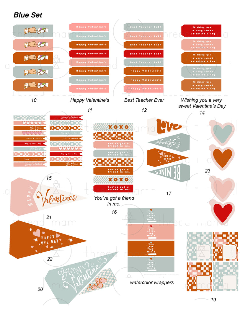 Valentine's Tags and Flags (Vol.3)