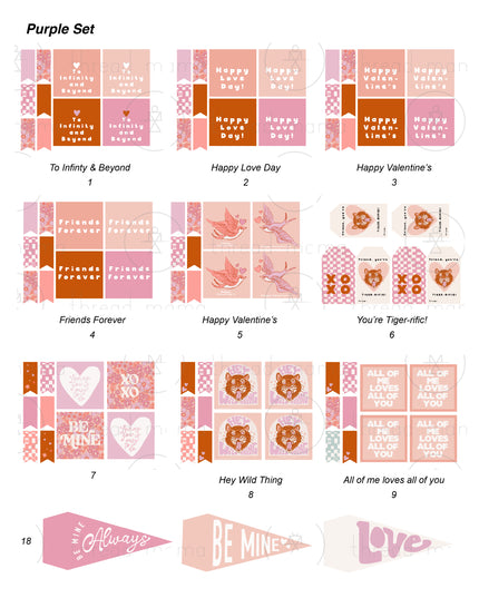 Valentine's Tags and Flags (Vol.3)