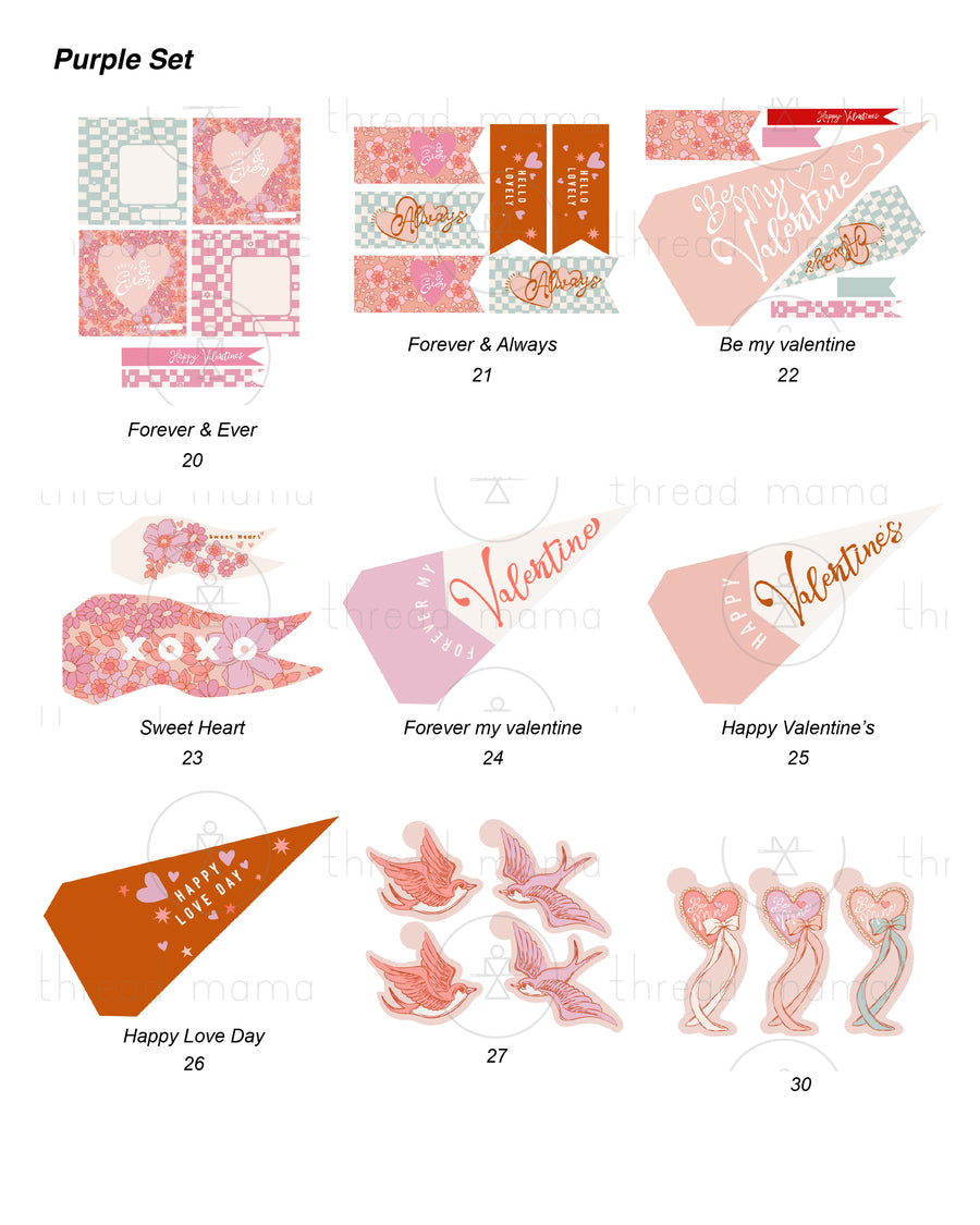 Valentine's Tags and Flags (Vol.3)