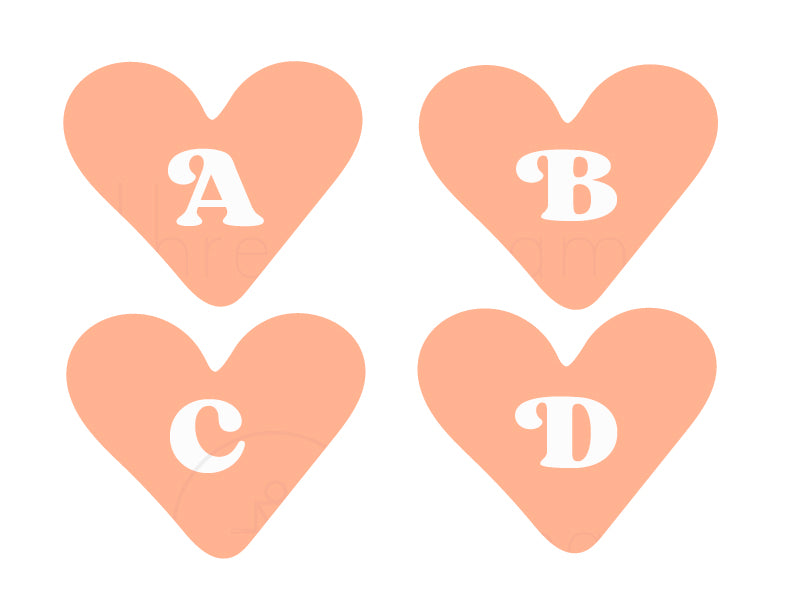 Valentine's Heart Banner (7 color options)