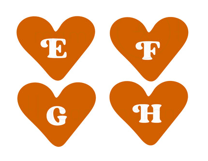 Valentine's Heart Banner (7 color options)