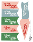 Christmas Gift Basket Tags