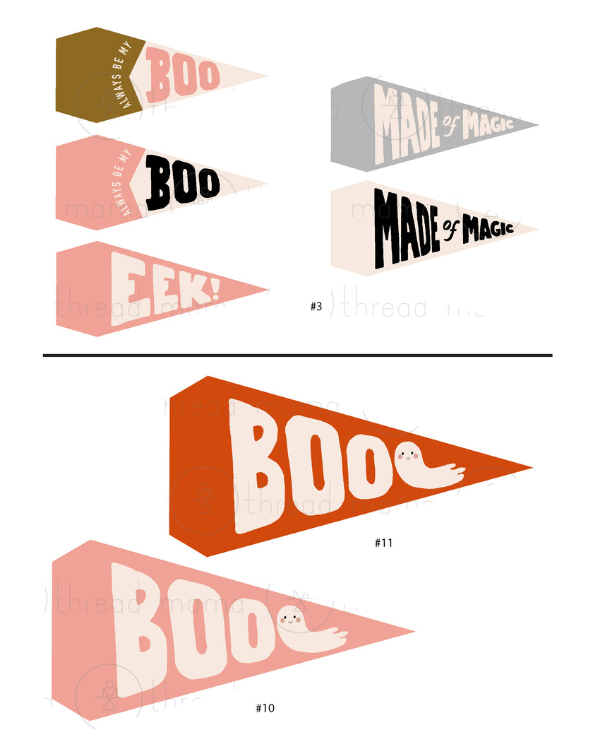 Halloween Tags and Flags - (Vol.3)