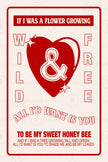 If I was a Flower Growing Wild And Free