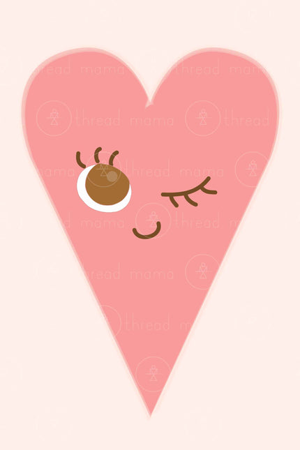 Winkie Heart (Printable Poster)