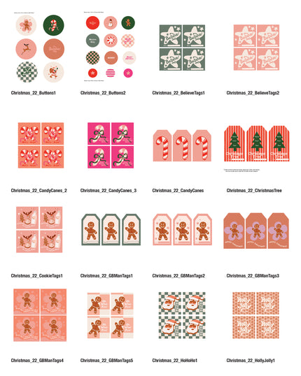 Christmas Tags & Flags (Vol.3)