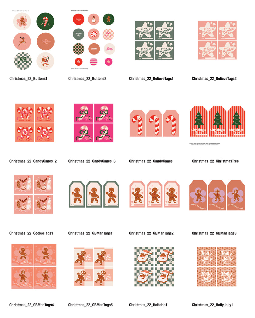 Christmas Tags & Flags (Vol.3)