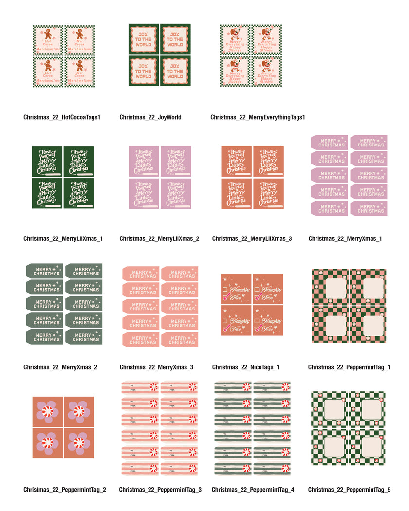 Christmas Tags & Flags (Vol.3)