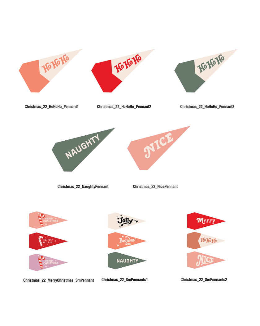 Christmas Tags & Flags (Vol.3)