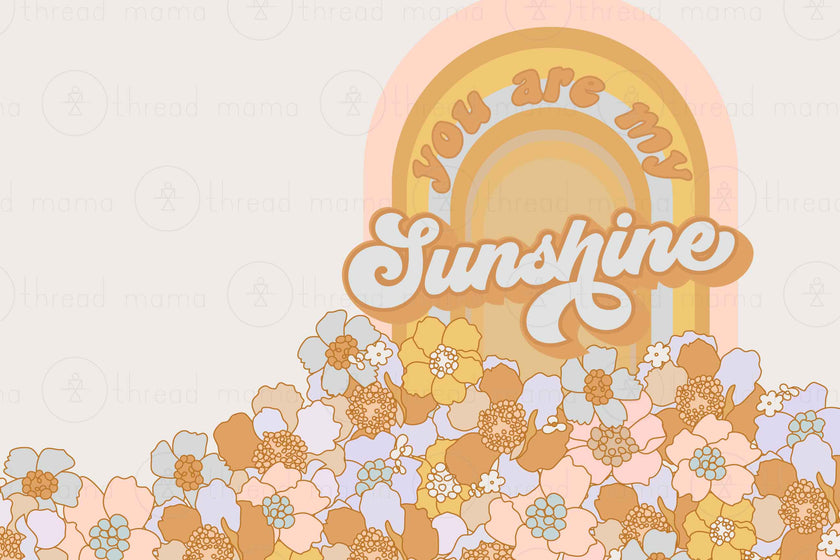 You are my Sunshine - 2 VERSIONS! (Printable Poster)