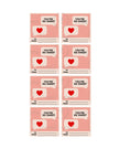You're Doodles of Fun & Texting Hearts Valentine's Tags
