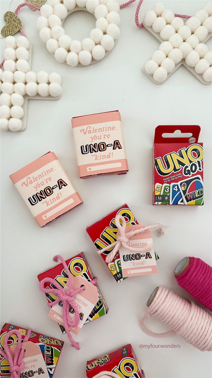 Valentine, You're UNO-A Kind! - Tags