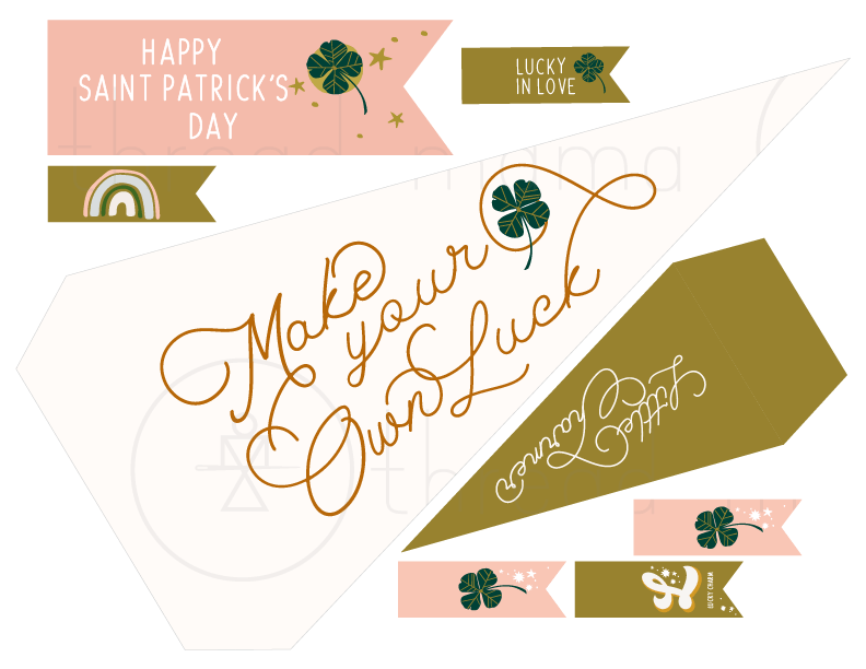 Saint Patrick's Pennants & Tags (Vol. 1)