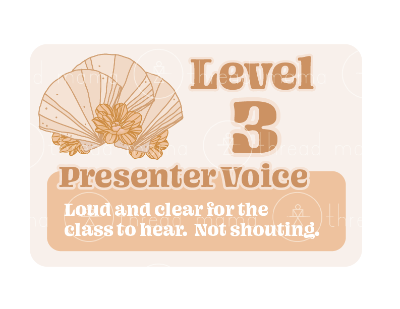 Voice Levels (Printables)